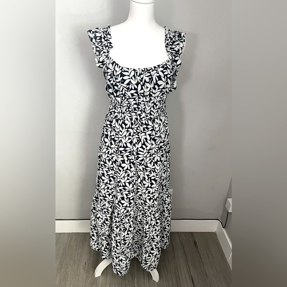abercrombie ruffle strap textured maxi dress kristen.niblett on LTK
